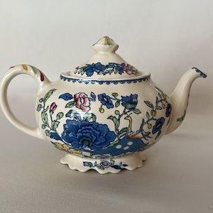 Mason’s Regency teapot, bowl and creamer. Vintage.